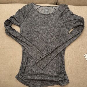 Athleta Fastest Track Heather Long Sleeve Top